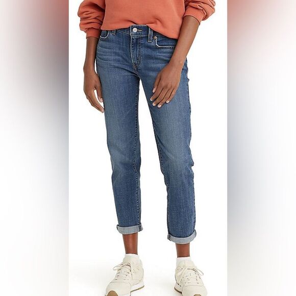 Levi’s Boyfriend Jeans Blue 14 (32w x 27l)  NWT - Picture 2 of 7